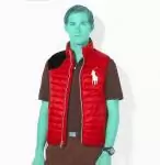 ralph lauren veste mode 2019U sans manches skinny slim hommes big polo star rouge